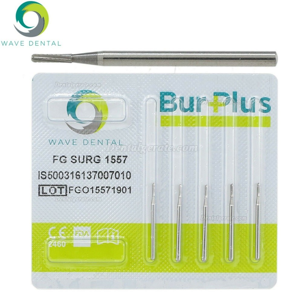 10 St&uuml;ck FG SURG 1557 1558 FG-Schaft Hartmetallbohrer Zahnmedizin Kuppelspalt Zahnbohrer